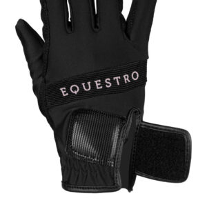 Equestro gloves in technical fabric with multicolor logo - Image 27