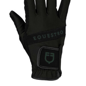 Equestro gloves in technical fabric with multicolor logo - Image 30