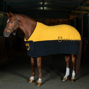 Two-tone Equestro blanket in anti-pilling fleece - Image 6
