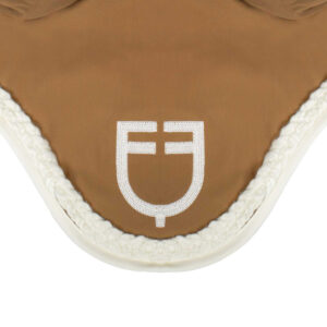 Equestrian jumping saddle pad with braided cord + cap - Image 20