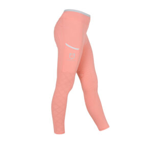 Equestro leggins bambina con decorazioni perforate