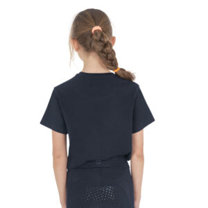 Equestro T-shirt bambini unisex Horse Jump Glossy in cotone - Image 2