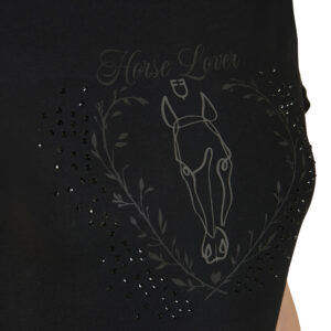 Equestro T-shirt donna Wild Heart in cotone - Bild 3