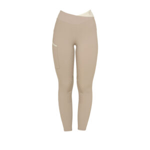 Equestro leggings donna full grip bicolore - immagine 2