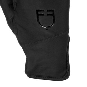 Equestro guanti donna in speciale tessuto in elastan con logo - immagine 8