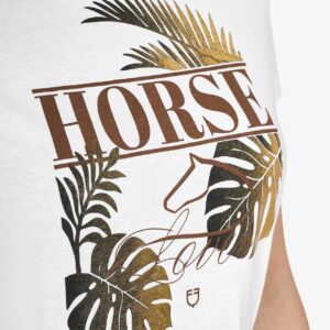Equestro t-shirt donna Horse Palm in cotone - immagine 2
