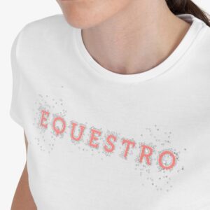 Equestro t-shirt donna strass in cotone - Image 3