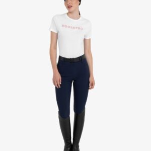 Equestro t-shirt donna strass in cotone - Image 4