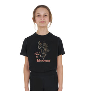 Equestro t-shirt bambina Time to Blossom in cotone