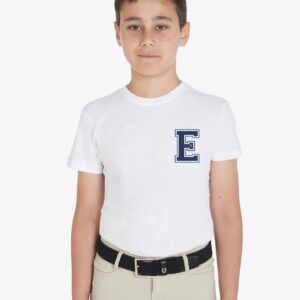 Equestro t-shirt bambino Monogram in cotone