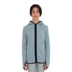 Equestro felpa bambini unisex in pile con zip