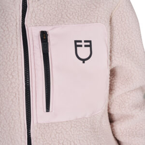 Equestro felpa bambini unisex in pile teddy con zip e cappuccio - Bild 4