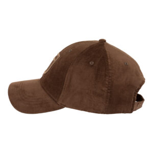 Equestro cappellino unisex baseball in tessuto effetto velluto - immagine 3