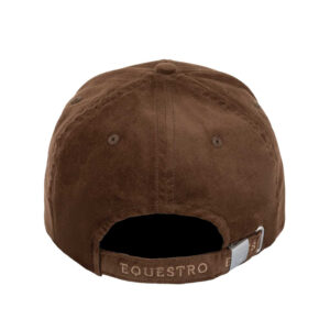 Equestro cappellino unisex baseball in tessuto effetto velluto - immagine 4