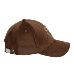 Equestro cappellino unisex baseball in tessuto effetto velluto - immagine 5