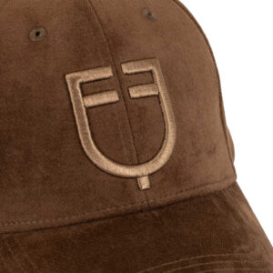 Equestro cappellino unisex baseball in tessuto effetto velluto - immagine 6