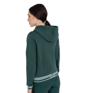 Equestro felpa donna con cappuccio e zip frontale - Image 3