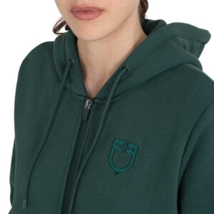 Equestro felpa donna con cappuccio e zip frontale - Image 5