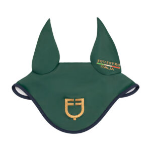Sottosella salto con logo ricamato Equestro X FISE 100 + cuffietta - immagine 7