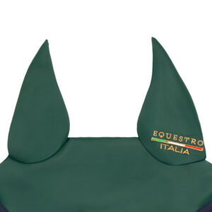 Sottosella salto con logo ricamato Equestro X FISE 100 + cuffietta - immagine 8