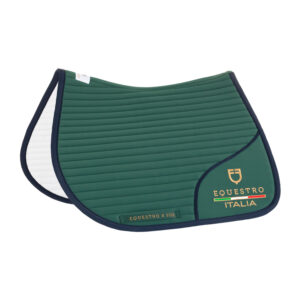 Sottosella salto con logo ricamato Equestro X FISE 100 + cuffietta - immagine 2