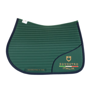 Sottosella salto con logo ricamato Equestro X FISE 100 + cuffietta - immagine 3