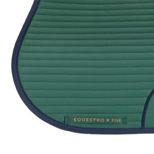 Sottosella salto con logo ricamato Equestro X FISE 100 + cuffietta - immagine 5