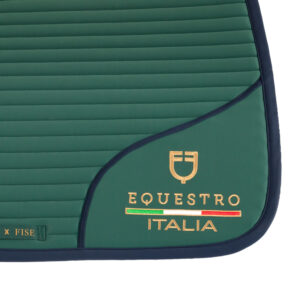 Sottosella salto con logo ricamato Equestro X FISE 100 + cuffietta - immagine 6