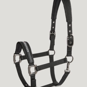 Tommy Hilfiger set cavezza e lunghina Shine nera