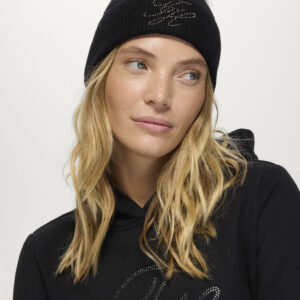 Tommy Hilfiger berretto donna Daly con pon pon e strass