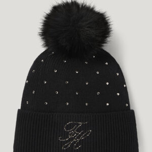Tommy Hilfiger berretto donna Daly con pon pon e strass